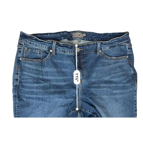 Torrid Boyfriend Straight Leg Vintage Stretch Mid-Rise Blue Jeans 22R Plus Size‎ - Picture 5 of 10